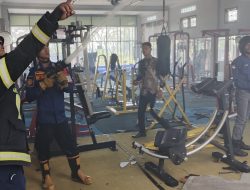 Diduga Korsleting Listrik, Tempat Gym di Indramayu Terbakar hingga Rugi Rp 100 Juta