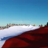 Bendera Merah Putih Raksasa Berkibar di Puncak Gunung Ciremai Jelang HUT Bhayangkara Ke-80