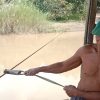 20 Tahun Tarik Perahu Tambangan, Tarno Kakek 70 Tahun Tuna Wicara Ini Tak Pernah Lelah