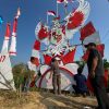 Pemuda Desa Tempel Kulon Indramayu Bikin Ornamen Garuda Raksasa dari Tripleks Jelang HUT Kemerdekaan RI Ke-81