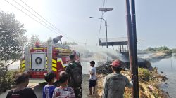TPS di Desa Pabean Udik Indramayu Terbakar Diduga Ulah Wanita ODGJ Hingga Buat Panik Warga