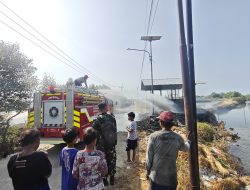 TPS di Desa Pabean Udik Indramayu Terbakar Diduga Ulah Wanita ODGJ Hingga Buat Panik Warga