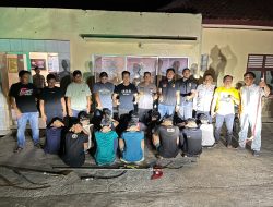 12 Remaja Bawa Celurit dan Corbek untuk Tawuran Ditangkap Polisi di Balongan Indramayu