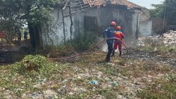 Rumah Kosong di Indramayu Terbakar Diduga Akibat ODGJ Bakar Sampah