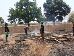 Kebakaran Lahan Mangga di Haurgeulis Nyaris Merembet ke Permukiman