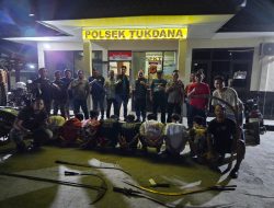 Tawuran Bawa Senjata Tajam Sambil Bikin Konten, 8 Geng Motor di Indramayu Diciduk Polisi