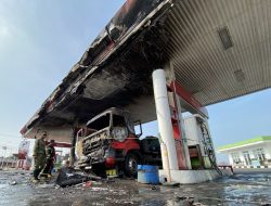 SPBU Tulungagung Indramayu Terbakar, 2 Mobil Hangus dan 1 Pompa BBM Ikut Terbakar, Ini Kronologinya