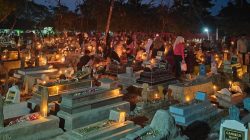 Tradisi Nyala Seribu Lilin di Makam dan Sejarah Panjang di Balik Usia ke-547 Ujungan Desa Kedokan Bunder Indramayu